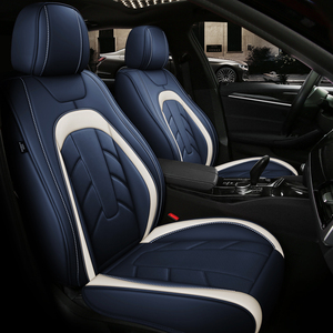 Housse de siège de voiture universelle de luxe en lin toutes saisons, ensemble complet, compatible avec les airbags, respirante, convient aux voitures, camions, SUV, Land Cruiser - Product Image 4