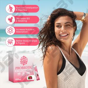 JBY OEM Probiotiques pour Femmes et Adultes, 50 Milliards de Bactéries, Avantages Beauté, Poudre Instantanée, <span class=keywords><strong>Pack</strong></span> de 45, Complément Alimentaire - Product Image 4