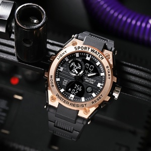 Orologio al Quarzo Sportivo alla Moda con Display Elettronico Multifunzionale Luminoso e Impermeabile <span class=keywords><strong>per</strong></span> Ragazzi e Uomini - Product Image 2