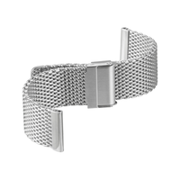 Bracelet de montre milanais à double connecteur solide de sécurité Bracelets de montre en acier inoxydable fabriqués par CNC de 22mm pour montres intelligentes et traditionnelles