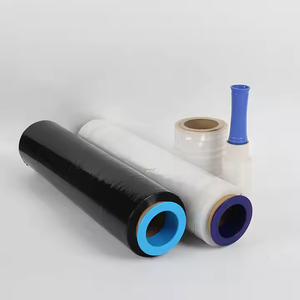 <span class=keywords><strong>Film</strong></span> étirable noir de couverture de l'information (Offre Spéciale), <span class=keywords><strong>film</strong></span> étirable coulé fabriqué en usine dans le monde, <span class=keywords><strong>film</strong></span> étirable de haute qualité utilisé en entrepôt - Product Image 1