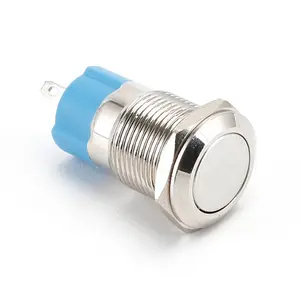 High quality 12mm waterproof metal pushbutton switch
