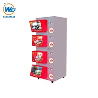 WANGERBAO Nouvelle machine WAWU Max à quatre niveaux avec vitrines 3D, distributeur de capsules Gacha à monnayeur