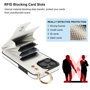 Nhà Máy Sản Xuất Da Trường Hợp Điện Thoại Da Trường Hợp Điện Thoại Trường Hợp Da Cho <span class=keywords><strong>Iphone</strong></span> 16 15 Pro Max Vòng Bìa - Product Image 4