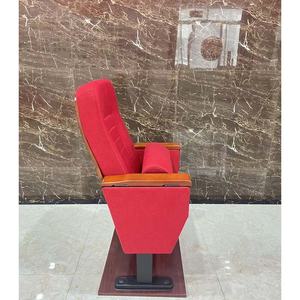 Эргономичное традиционное складное экологически чистое кресло для аудитории, вращающееся сиденье, удобная театральная мебель для школьных церквей - Product Image 2