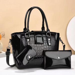 <b>Large</b> capacity <b>Purse</b> and Handbag for Women Fashion Crossbody Bags High-end women's tote bags Patent Leather Women's Shoulder bag - Product Image 1