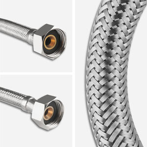 Tuyau flexible tressé moderne en acier inoxydable 40cm pour entrée d'eau de <span class=keywords><strong>robinet</strong></span> froid et chaud <span class=keywords><strong>Wc</strong></span> pour tuyau flexible de toilette Taizhou - Product Image 6