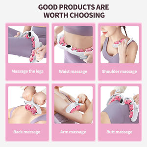 GORDON OEM Rouleau anti-<span class=keywords><strong>cellulite</strong></span> à main pour tout le corps Masseur amincissant Manuel détachable TPR Rouleau de massage du mollet Masseur des jambes - Product Image 3