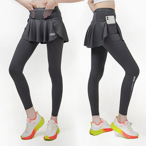 High Quality Moisture Wicking Built-in Liner Sports <b>Skirt</b> For Yoga Use By Women - Product Image 1