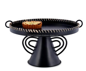 Tabletop <b>Cake</b> <b>Stand</b> Metal Design <b>Cake</b> Server With Premium Quality Finishing For Home Decor And Ocassional Uses With Fine <b>Marble</b> - Product Image 1