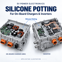 Scellant en silicone pour la protection contre l'humidité et les liquides automobiles des composants sensibles et des connecteurs ECU OBC