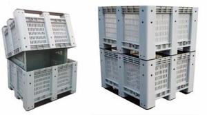 Bán Buôn Sản Xuất 660L Nhiệm Vụ Nặng Nề HDPE Ngành Công Nghiệp <span class=keywords><strong>Stackable</strong></span> Lưu Trữ Số Lượng Lớn Nhựa Pallet Hộp - Product Image 5