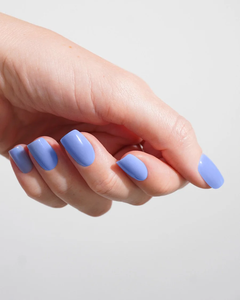 Private Label Blaue Kurze Quadratische Weiche Gel-Nägel Einfach Aufzutragen Wiederverwendbare Klebeaufkleber Künstliche Nägel Aufdrücknägel Falsche Nägel - Product Image 3