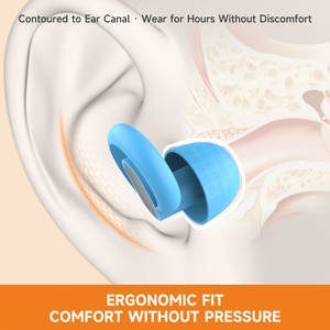 Noise Blocking Ear <b>Plugs</b> Premium Noise Cancelling Earplugs for Restful Sleep and <b>Travel</b> - Product Image 2