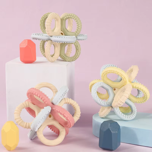 ของเล่นสำหรับกัดฝึกประสาทสัมผัสสำหรับเด็กทารก3 <span class=keywords><strong>6</strong></span> 9 12 18<span class=keywords><strong>เดือน</strong></span> - Product Image 6