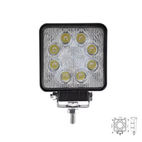 Vente Flash : Phare de Travail LED 24W Fiable pour Camions et Remorques, Alimentation DC12V 24V, Accessoires Auto – Vente Directe Usine