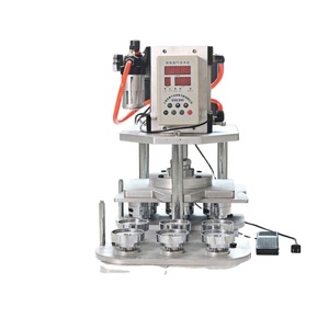 Máquina Neumática para Hacer Botones con 6 Moldes de 58, 75, 55, 50, 44 y 25 mm, Imán y Botón de Pin, Máquina Semiautomática para Hacer Botones - Product Image 1