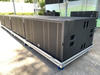 Speaker Subwoofer TACT Professional B2 2400W Dual 18 Inch dengan Kabinet Kayu Birch 18mm, SPL Maksimum 145dB untuk Panggung, DJ, Klub, dan Luar Ruangan