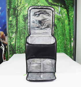 Sac à dos isotherme portable en tissu Oxford, étanche et anti-fuite, 20L, avec fermeture éclair, motif dessin animé, pour pique-niques, livraison de repas et rangement de bouteilles - Product Image 4