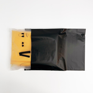 Luxury Matte Black Full Printed Poly Mailer Bags Custom Brand Logo Waterproof Clothing Shipping Envelopes Boutique - Product Image 5