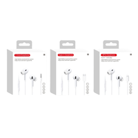 HOEXI Earphone On-Ear Berkabel USB-C dengan Konektor Tipe-C Tahan Air IPX-3 Kabel 1.2M untuk iPhone & Ponsel Android
