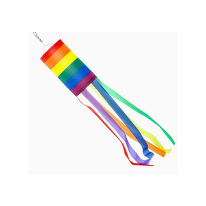 Bandera Decorativa Redonda de Seda con Impresión por Sublimación de Arcoíris, Ecológica, Resistente, de 40 Pulgadas, para Jardín - Product Image 2