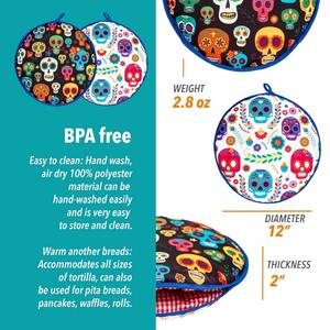 थोक कस्टम इन्सुलेटेड और सूक्ष्म कपड़े की थैली टोरिला और आटा, इन्सुलेट कीपर के लिए टोरटिला गर्म धारक रखता है। - Product Image 4