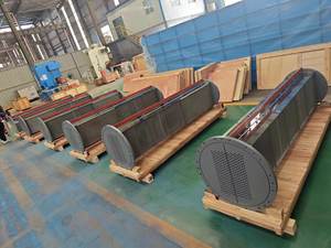 Échangeur de chaleur à ailettes en cuivre à haut rendement et refroidisseur d'<span class=keywords><strong>air</strong></span> pour les applications de compresseur d'<span class=keywords><strong>air</strong></span> industriel et de refroidisseur intermédiaire <span class=keywords><strong>turbo</strong></span> - Product Image 2