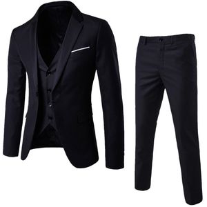 <span class=keywords><strong>Costume</strong></span> décontracté <span class=keywords><strong>pour</strong></span> homme, coupe ajustée, professionnel, formel, style coréen, <span class=keywords><strong>pour</strong></span> témoin ou marié, léger, simple boutonnage, en tissu peigné - Product Image 6