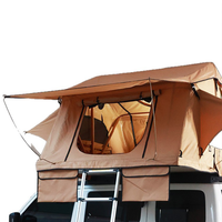 Carpa de Techo Automática para las Cuatro Estaciones, Impermeable, de Tela Oxford de 3000 mm, Carpa de Techo Blando para 2 Personas, para SUV Todoterreno, Campamento en Autocaravana
