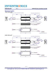 Inventronics EUM-150S105BG EUM-150S150BG EUM-150S210BG EUM-150S420BG 150W Dali LED Lái Xe - Product Image 5