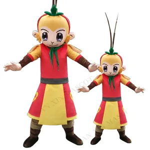 Monkey Head Walking Performance Props Clothing Naughty Monkey Advertising Cartoon Doll Clothing Clothes mascot costumes