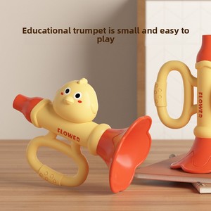 Mini <span class=keywords><strong>trompette</strong></span> anti-chute de haute qualité pour enfants, jouet pour bébé, harmonica mignon et amusant - Product Image 3