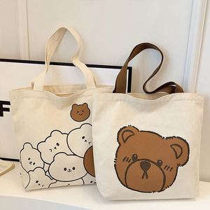 Custom Canvas Shoulder Cartoon <b>Tote</b> <b>Bag</b> for Women Girl <b>Cord</b> With Zipper for Work Beach Lunch Travel Shopping Grocery - Product Image 1