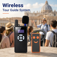 Système de guide touristique sans fil 2.4G, récepteur audio numérique pour musée, visite d'usine, église, interprétation simultanée