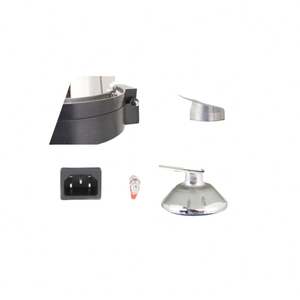 เครื่องทำวาฟเฟิลเบลเยียมไฟฟ้า 3 ช่อง รูปทรงชาม พร้อมด้ามจับกันความร้อนเคลือบสารกันติด - Product Image 4