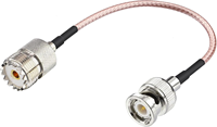 Connecteur mâle Mini Din 4.3-10 droit pour câble super flexible 1/2, connecteur mâle 4.3/10
