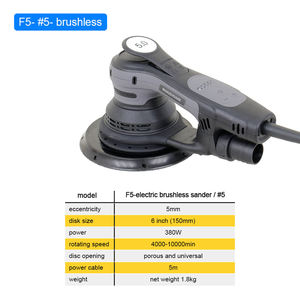 <span class=keywords><strong>Levigatrice</strong></span> Rotorbitale Elettrica Brushless 380W 6 Pollici 150mm, Lucidatrice <span class=keywords><strong>Eccentrica</strong></span> Senza Polvere per Auto, Legno, Metallo - Product Image 4