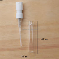 Flacon d'échantillon de parfum testeur de vaporisateur en verre vide personnalisé de 1ml 1.5ml 2ml 3ml 4ml 5ml, emballage de testeur de parfum Vente en gros