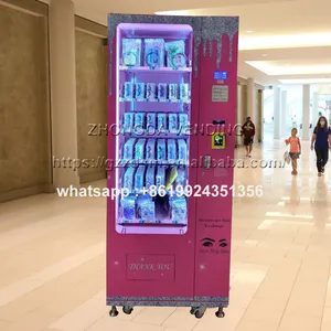 Zhongda Custom ized Wrap Kleiner Snack-und Wimpern automat mit Kreditkarten zahlungs system