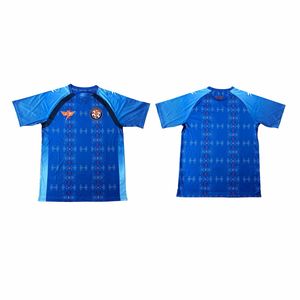 <span class=keywords><strong>Maillot</strong></span> de football style Haïti 2026 personnalisé, respirant, séchage rapide, évacuation de l'humidité, qualité supérieure, pour supporters - Vente en gros usine - Product Image 3