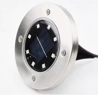 Lampu Taman LED Tenaga Surya untuk Luar Ruangan, Lampu Tanam untuk Jalur Taman, Lampu Dek Lantai Tenaga Surya, Lampu Rumput, Lampu Lanskap LED