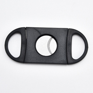Accessoires de fumage personnalisés, ciseaux à cigares à double lame en acier inoxydable, coupe-cigares en forme de V, ensembles cadeaux - Product Image 4