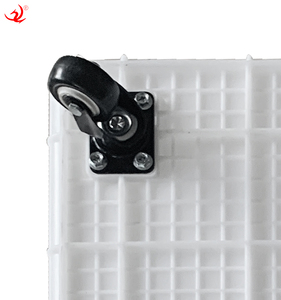 Boîte solide de 300L pour aquaculture, poisson, <span class=keywords><strong>crevette</strong></span>, ferme, grandes caisses de stockage, conteneur de recyclage en plastique avec roue - Product Image 6