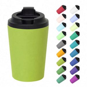 Taza de Acero Inoxidable Más Vendida para Sublimación, Boca Ancha, con Indicador de Temperatura, Taza de Café para Exteriores con Asa - Product Image 1