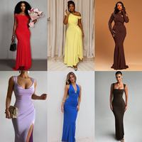 Robe sexy grande taille pour femme, style européen et américain, vente chaude, prix direct usine, vente en gros mixte