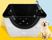 Bacs de toilettage pour chiens robustes et résistants à l'usure, structure stable pour une utilisation quotidienne en salon de toilettage commercial à long terme