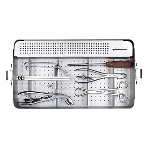 Kit d'instruments chirurgicaux orthopédiques pour petits fragments en acier inoxydable réutilisable pour la fixation des traumatismes - Fournisseur en gros - Product Image 1