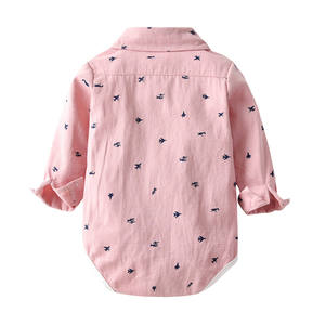 Ropa de Manga Larga para Niños al por Mayor, Conjunto de Ropa para Bebé, Camisa con Lazo y Pantalones Vaqueros, Trajes de Caballero para Niños Pequeños - Product Image 3