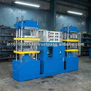 Machine de moulage par compression double station à mouvement ascendant avec moteur, haute productivité et automatique - Product Image 3